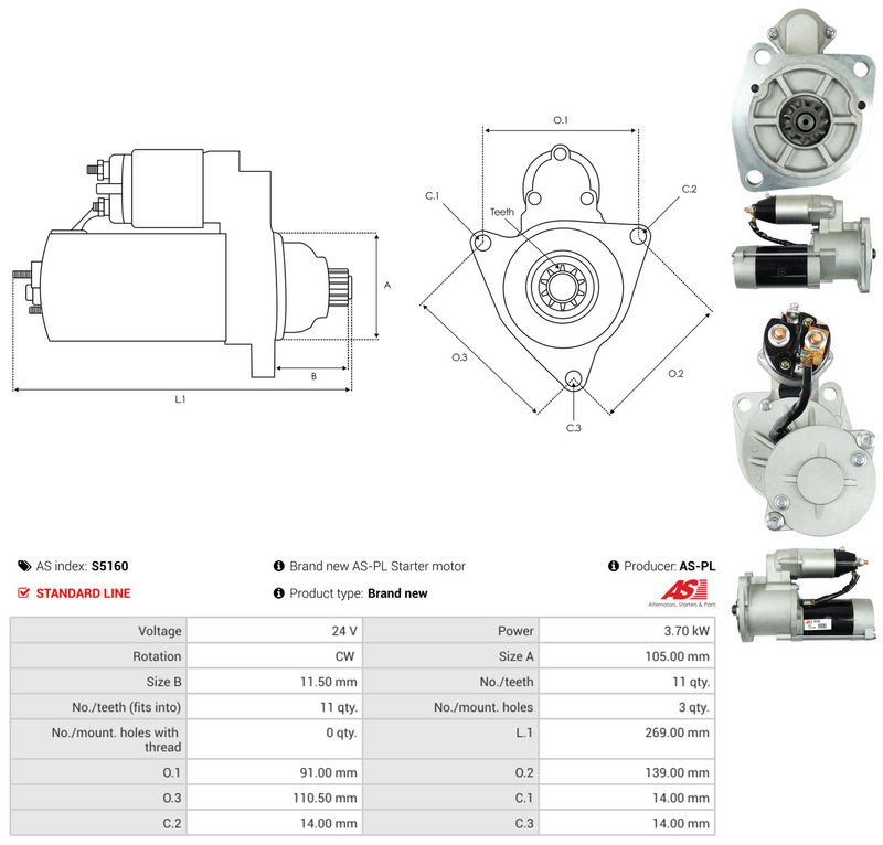 AS-PL S5160 Starter
