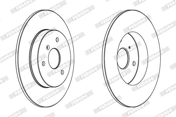 FERODO DDF1111C Brake Disc