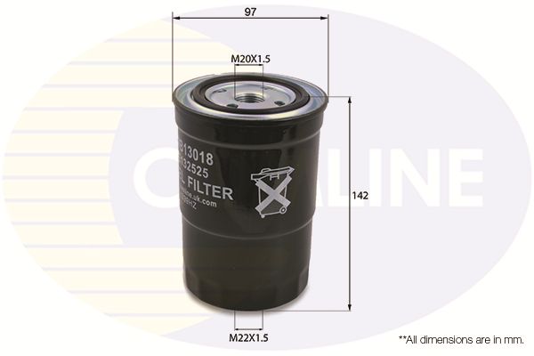 Comline CMB13018 Fuel filter