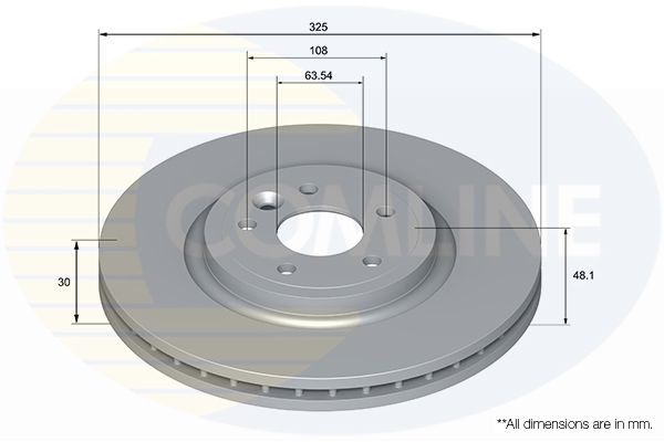 Comline Brake Disc ADC5211V