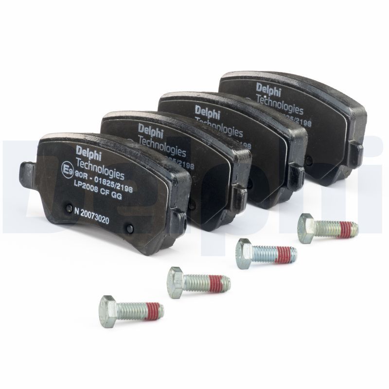Piduriklotsi komplekt, ketaspidur, DELPHI LP2008