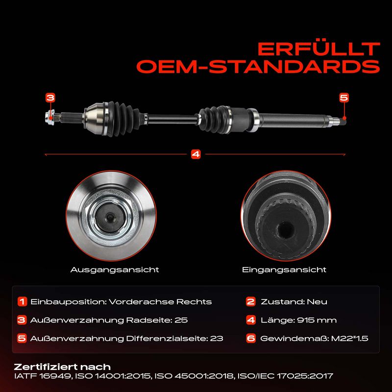 Frankberg 5481FB0038167 Drive Shaft