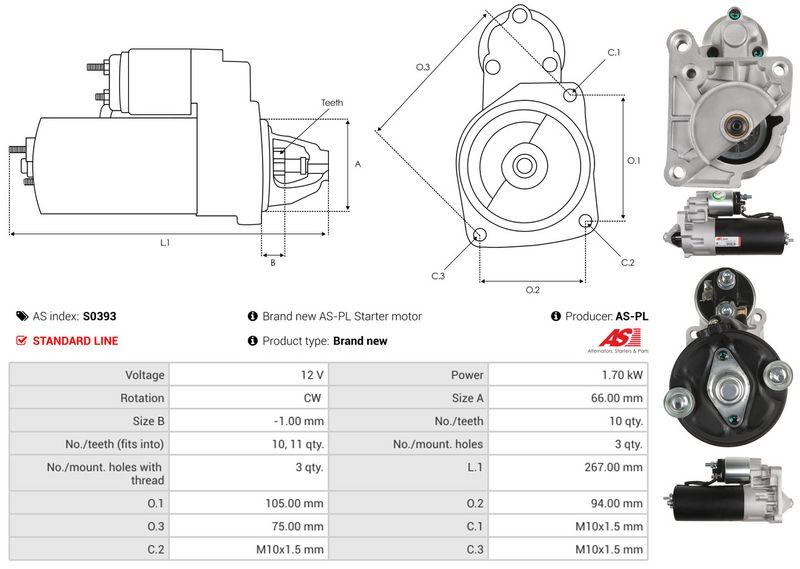 AS-PL S0393 Starter