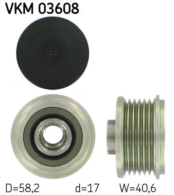 SKF generátor szabadonfutó VKM 03608