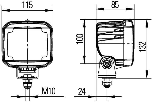 Прожектор робочого освітлення, Hella 1GA995606-011