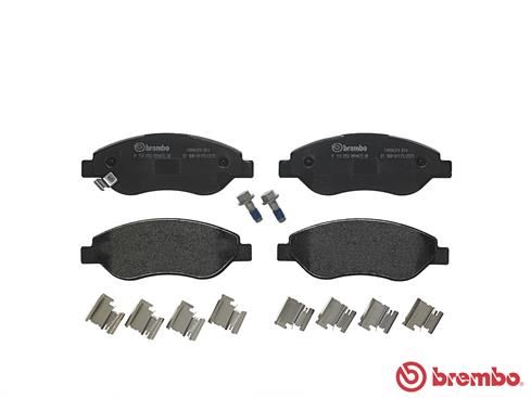 Комплект гальмівних накладок, дискове гальмо, Brembo P59053