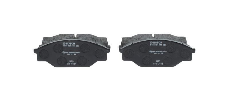 BOSCH Plaquettes de frein à disque 0 986 424 382
