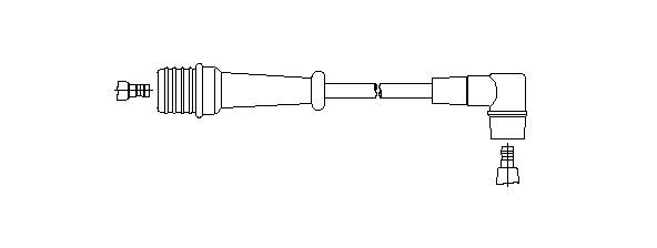 BREMI Gyújtógyertya kábel 762/38