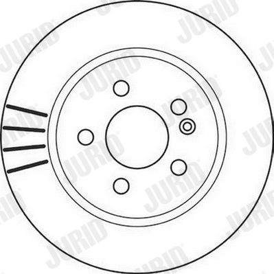 Гальмівний диск, Jurid 562099JC