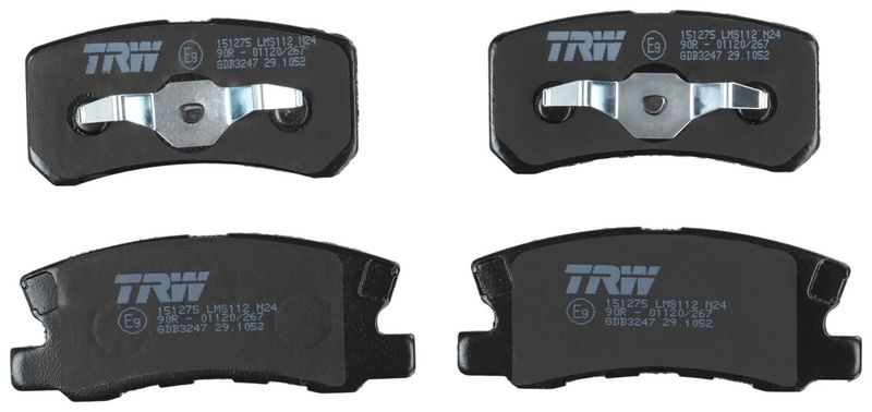 Set placute frana,frana disc GDB3247 TRW