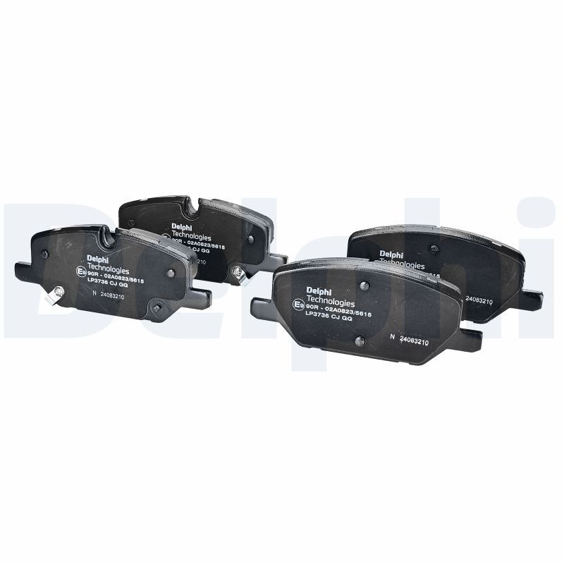 Set placute frana,frana disc LP3736 DELPHI