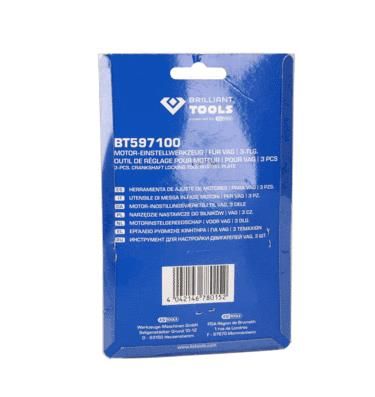 KS TOOLS BT597100 Reguliavimo įrankių rinkinys, veleno nustatymo įrankiai