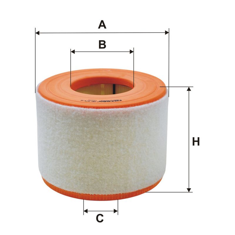 Õhufilter, FILTRON AR 371, 6