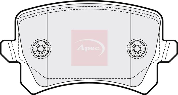 APEC Brake Pad Set, disc brake PAD2190