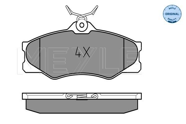 MEYLE 025 209 7919 Brake Pad Set, disc brake