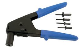 Laser Tools Long Reach Plastic Riveter with 40 Rivets