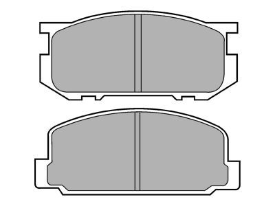 DELPHI LP356 Brake Pad Set, disc brake