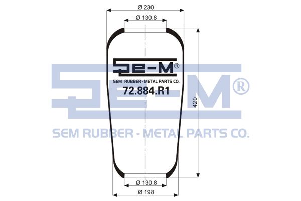 Mech, pneumatické odpružení 72.884.R1