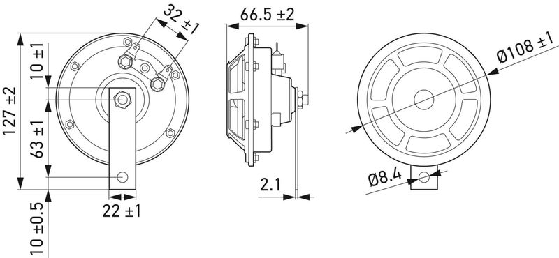 Klakson 3BB 922 000-731