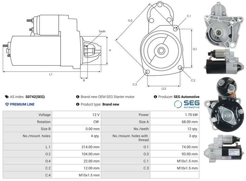 AS-PL S0742(SEG) Starter