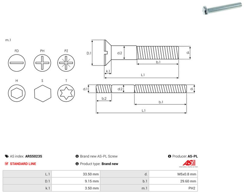 AS-PL ARS5023S Repair Set, alternator