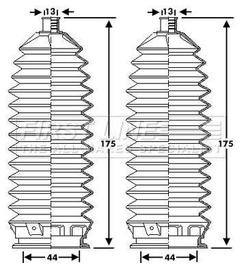First Line FSG3405 Bellow Set, steering