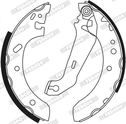 FERODO FSB552 Brake Shoe Set