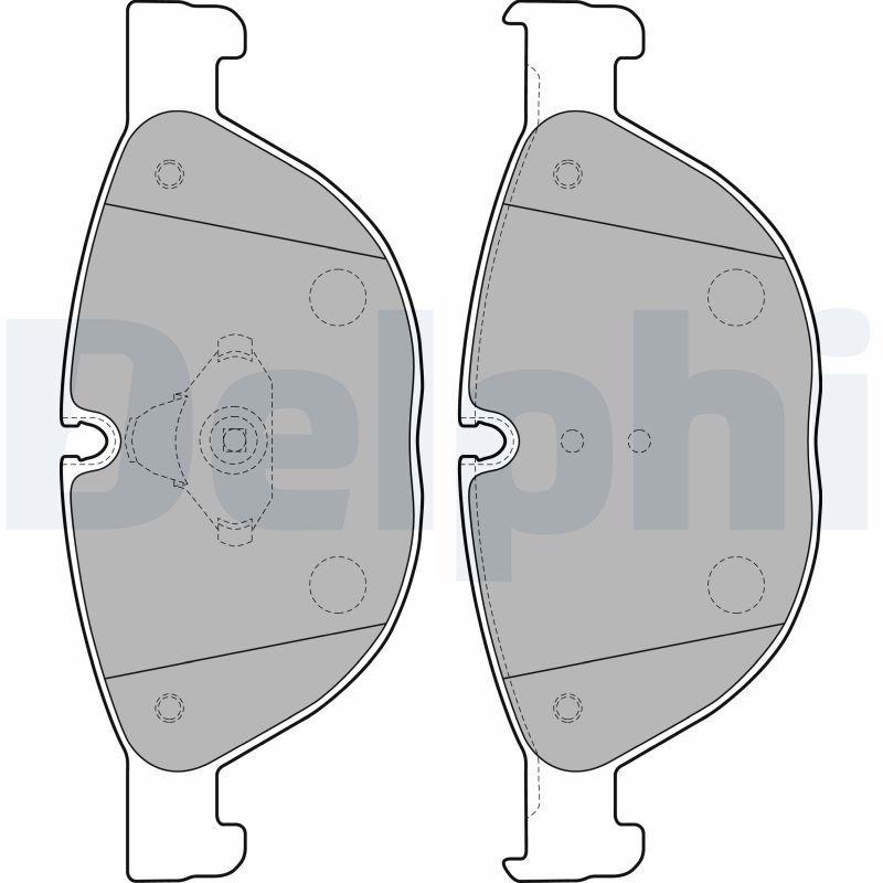Delphi LP2189 Brake Pad Set, disc brake