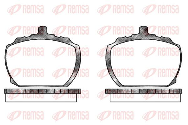 KAWE 005810 - Brake Pad Set, disc brake