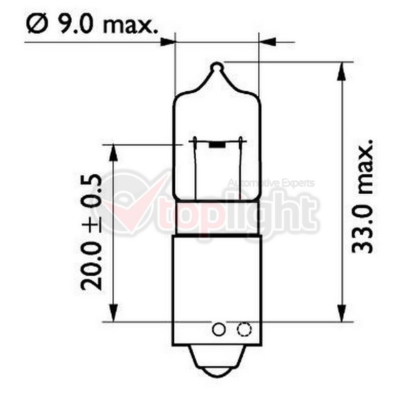 AE TOPLIGHT 39032 Lemputė H21W 12V 21W