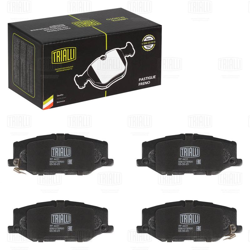 TRIALLI PF4431 Brake Pad Set, disc brake