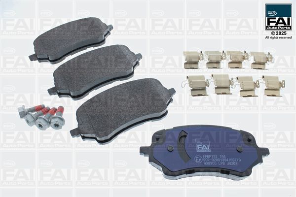 FAI AutoParts Stabdžių trinkelių rinkinys, diskinis stabdys
