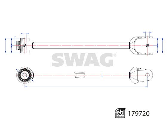SWAG 33 10 5048 Control/Trailing Arm, wheel suspension