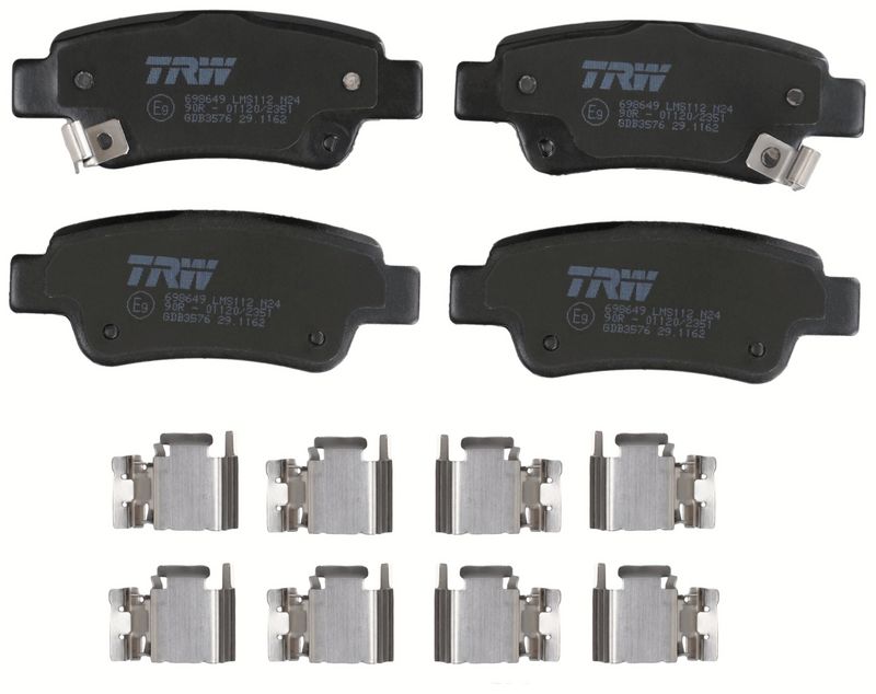 TRW GDB3576 Brake Pad Set, disc brake