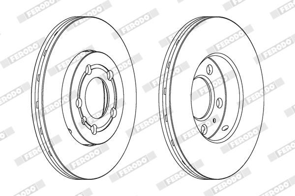 FERODO DDF927C Brake Disc
