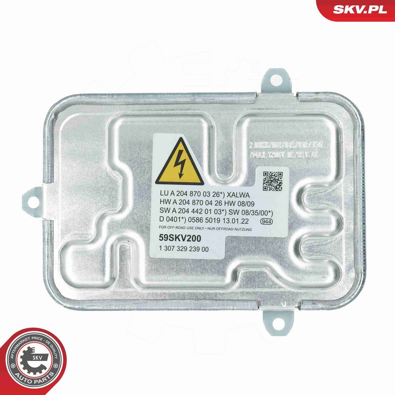 ESEN SKV 59SKV200 Control Unit, lights