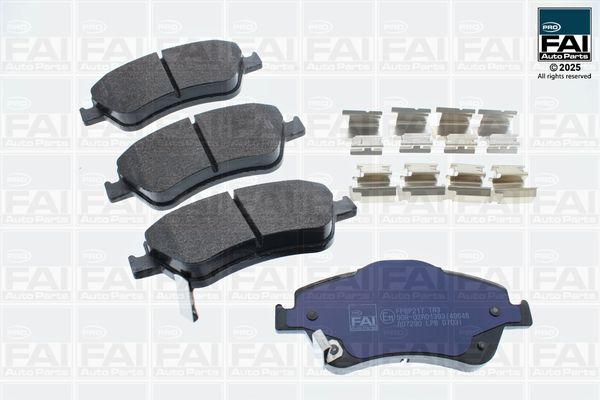 FAI AutoParts Stabdžių trinkelių rinkinys, diskinis stabdys