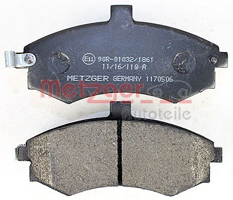 METZGER AUTOTEILE 1170506 Brake Pad Set, disc brake