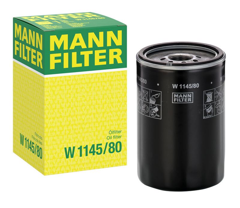 Õlifilter, MANN-FILTER W 1145, 80