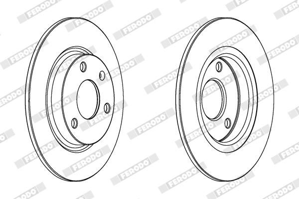 FERODO DDF132 Brake Disc