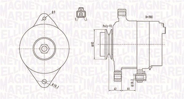 MAGNETI MARELLI generátor 063731806010