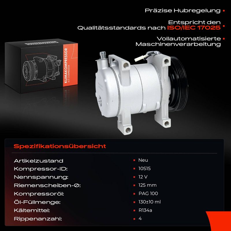 Frankberg 5481FB0001176 Compressor, air conditioning