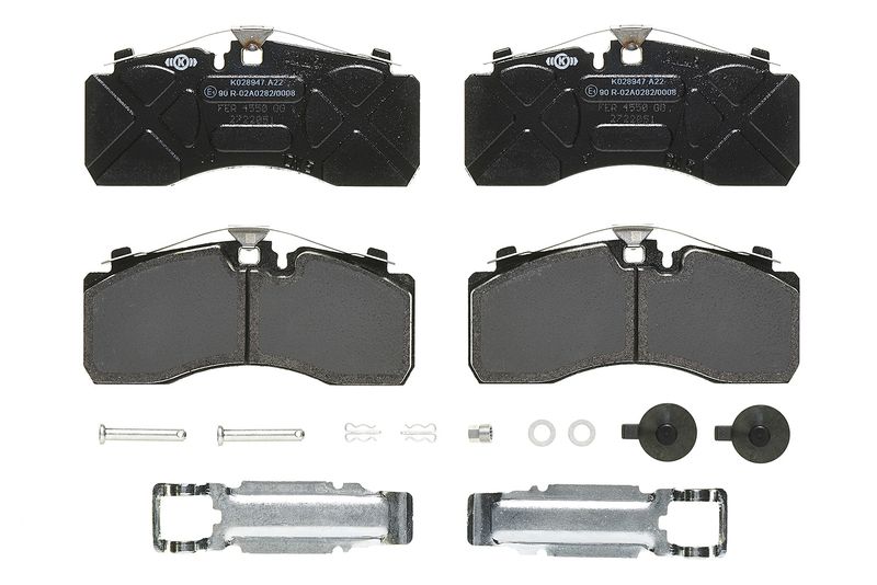 BREMBO P A6 228S Brake Pad Set, disc brake