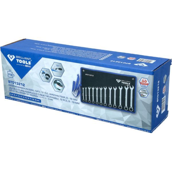 KS TOOLS BT013212 Ratchet Ring Spanner
