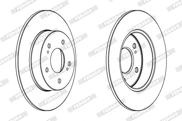 FERODO DDF1110 Brake Disc