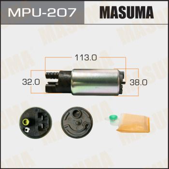 Бензонасос электрический (+сеточка) Nissan (MPU-207) MASUMA