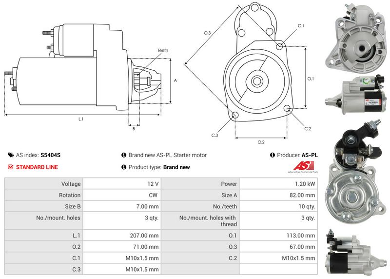 AS-PL S5404S Starter