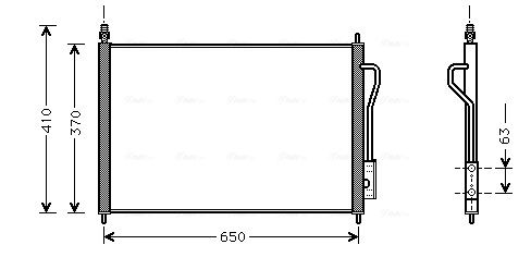 AVA QUALITY COOLING kondenzátor, klíma FD5268