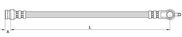 METZGER AUTOTEILE 4111630 - Brake Hose