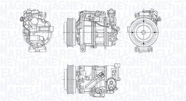 MAGNETI MARELLI Компрессор, кондиционер